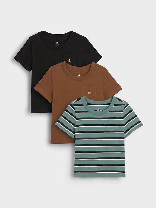 L'image numéro 1 présente T-shirt à poche Agencez à volonté pour Bébé et Tout-petit (paquet de 3)