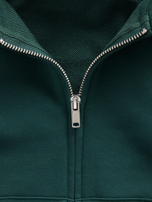 Image number 4 showing, VintageSoft Terry Oversized Wedge Zip Hoodie