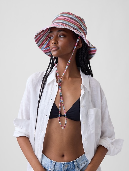 Image number 1 showing, Frayed Bucket Hat