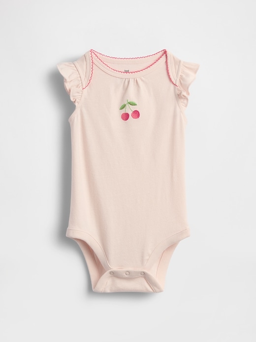 Image number 1 showing, Baby Organic Cotton Graphic Bodysuit