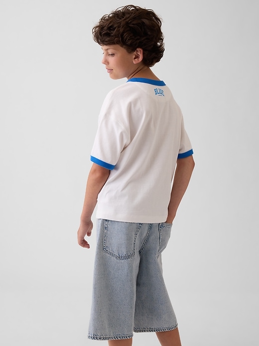 Image number 3 showing, Get Blue Kids Relaxed Logo T-Shirt