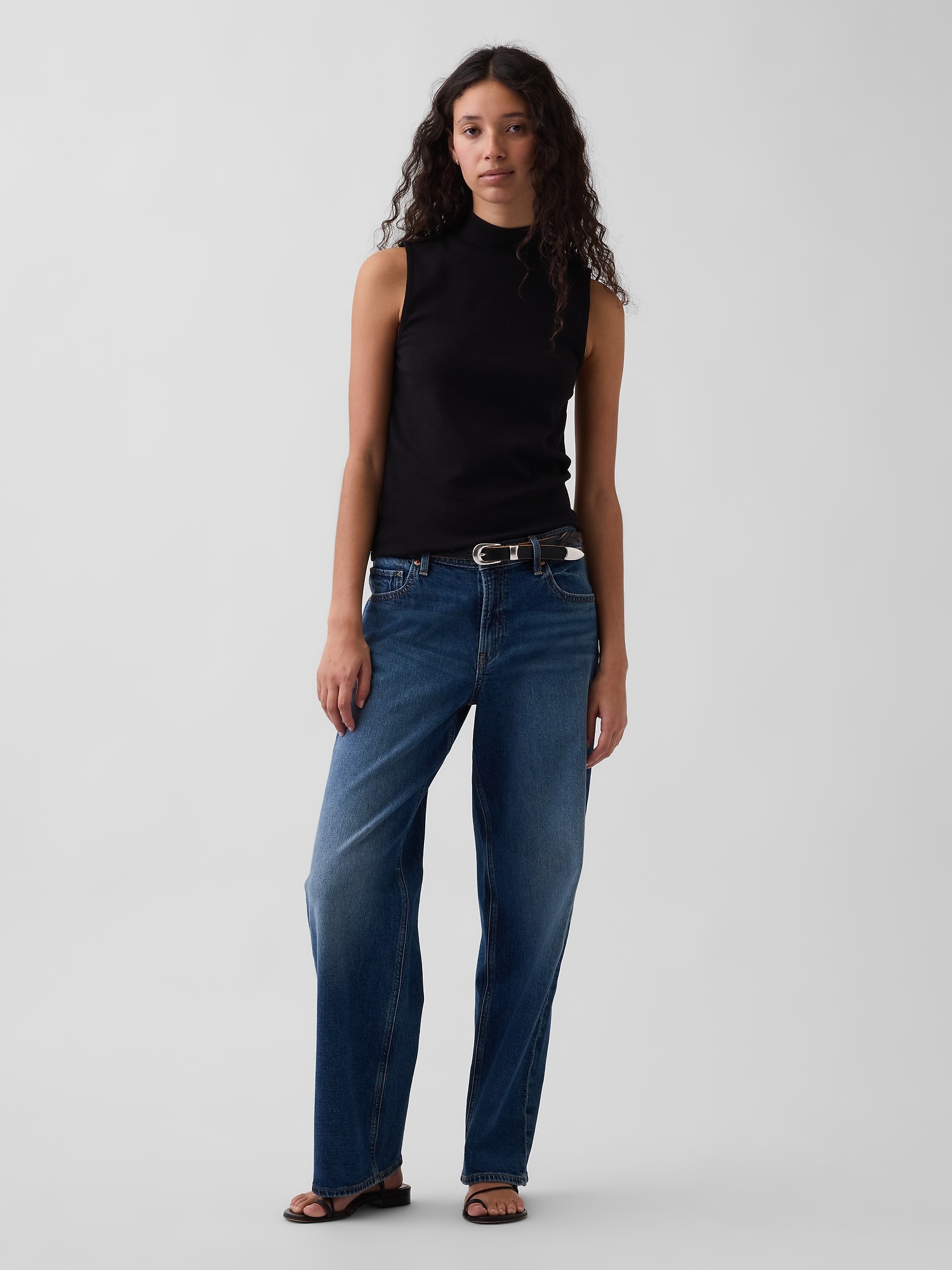Modern Mockneck Tank Top