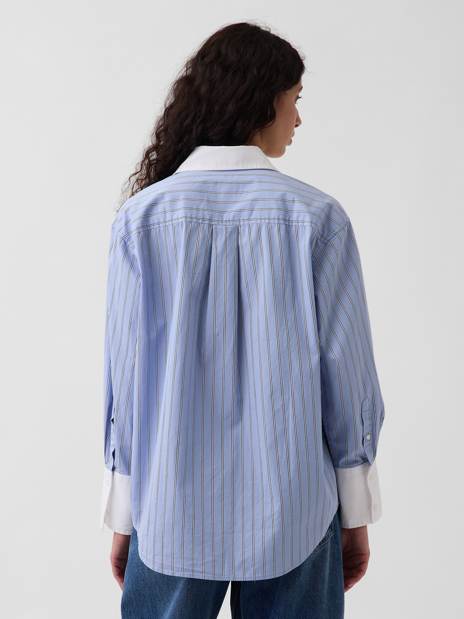 Organic Cotton Poplin Big Shirt