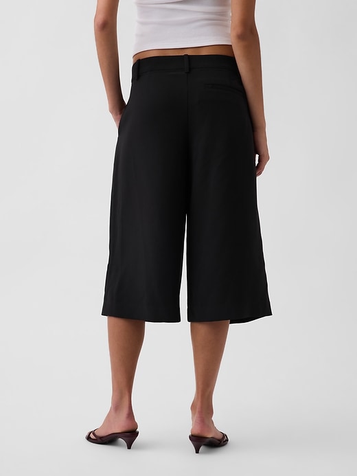 Image number 4 showing, Low Rise Trouser Culotte Pants