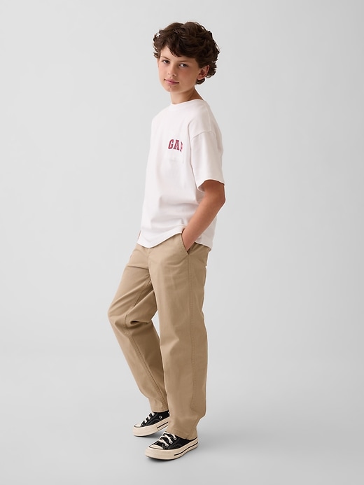 Image number 1 showing, Kids Modern Loose Khakis
