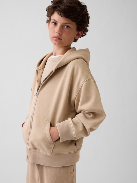 Kids VintageSoft Relaxed Zip Hoodie