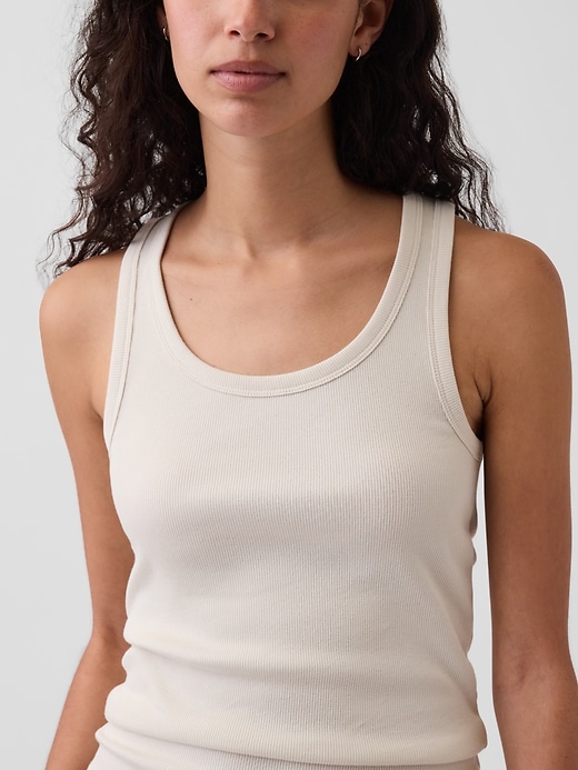 Image number 4 showing, Rib Scoop Tank Top