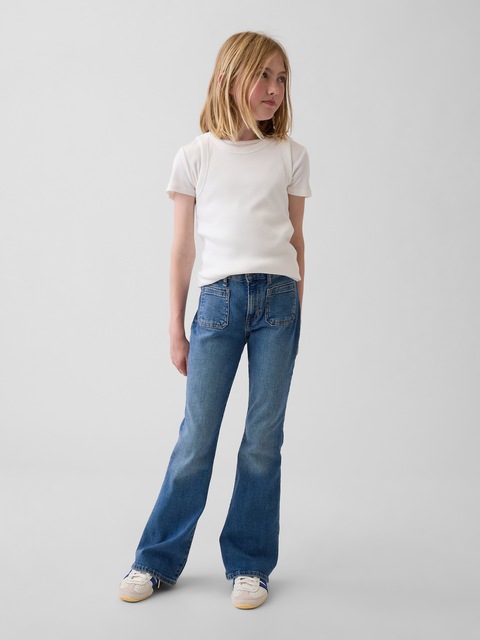 Kids High Rise '70s Flare Jeans