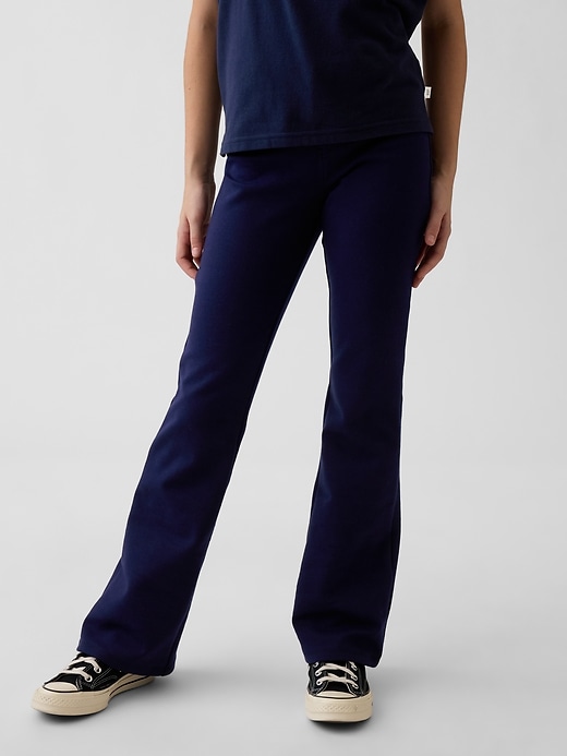 L'image numéro 3 présente Pantalon d’uniforme évasé en tricot point de Rome pour Enfant