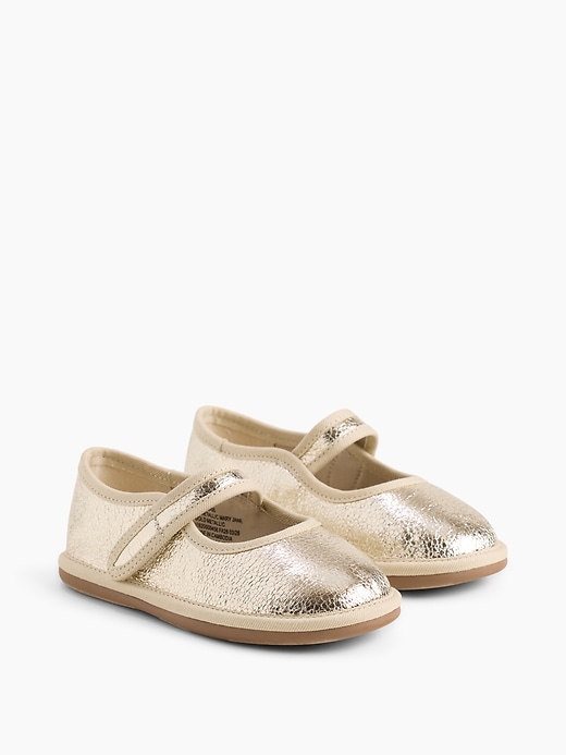 Image number 2 showing, Toddler Metallic Mary Jane Flats