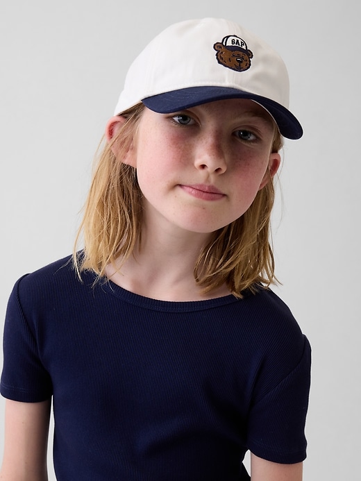 L'image numéro 3 présente Casquette de baseball en denim à ourson Brannan pour Enfant