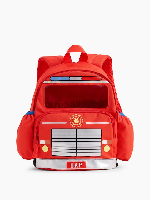 Toddler Firetruck Backpack