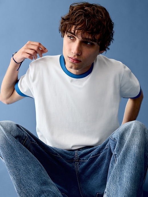 Image number 8 showing, Get Blue Relaxed Logo T-Shirt