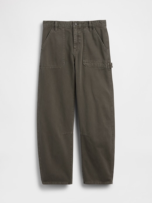 Image number 6 showing, Mid Rise Slim Barrel Utility Pants