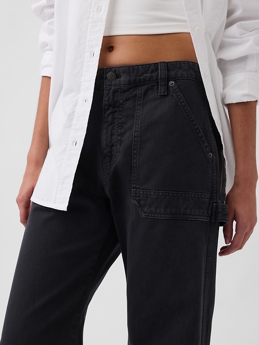 Image number 5 showing, Mid Rise Slim Barrel Utility Pants