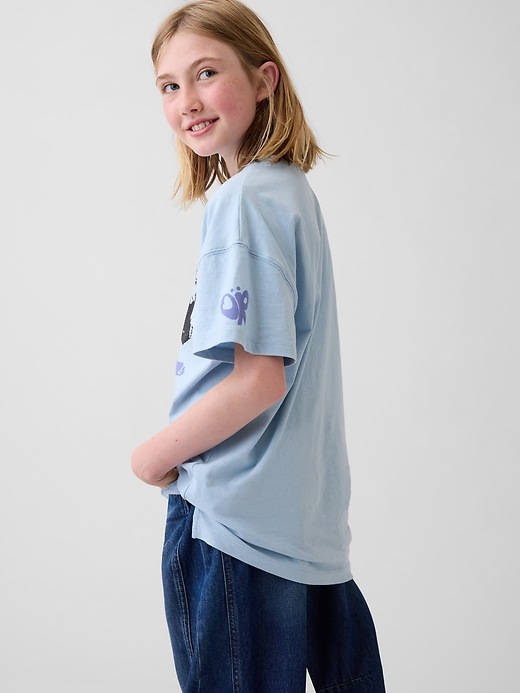 L'image numéro 3 présente T-shirt long surdimensionné Olivia Rodrigo pour Enfant
