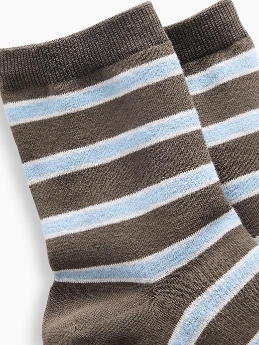 L'image numéro 2 présente Chaussettes mi-mollets rayées