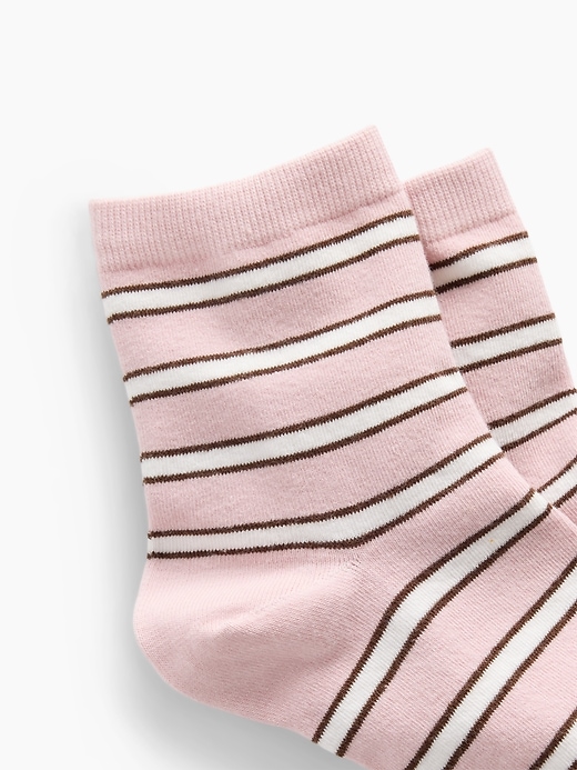 L'image numéro 2 présente Chaussettes mi-mollets rayées