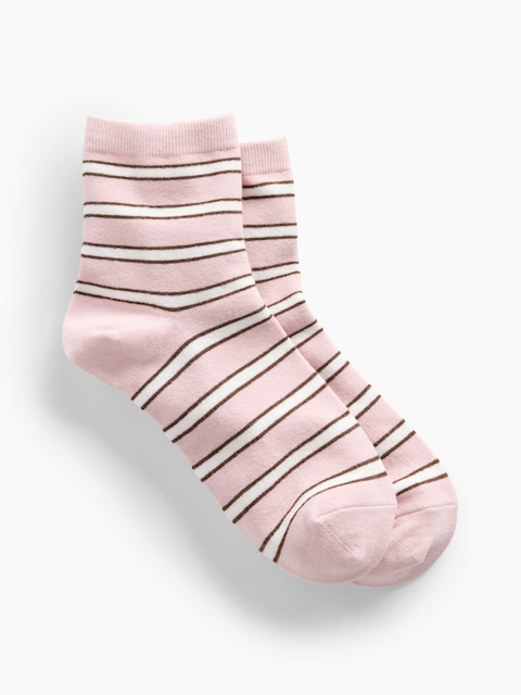 Stripe Half Crew Socks