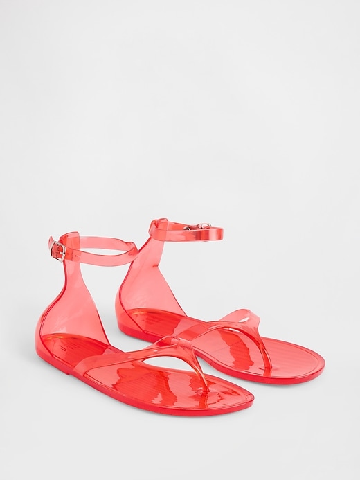 Image number 1 showing, Jelly Thong Sandals