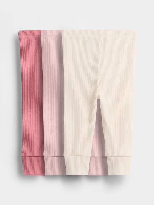 L'image numéro 2 présente Pantalon finement côtelé Premiers essentiels pour Bébé (paquet de 3)