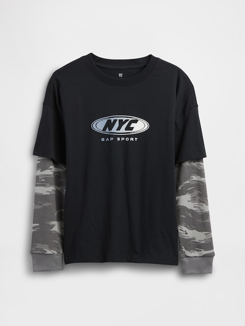 Kids 2-in-1 Graphic Logo T-Shirt