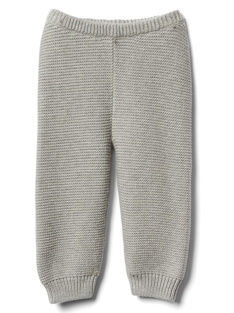 PANTALON EN TRICOT CÔTELÉ POUR BÉBÉ