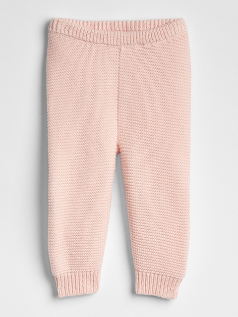 PANTALON EN TRICOT CÔTELÉ POUR BÉBÉ