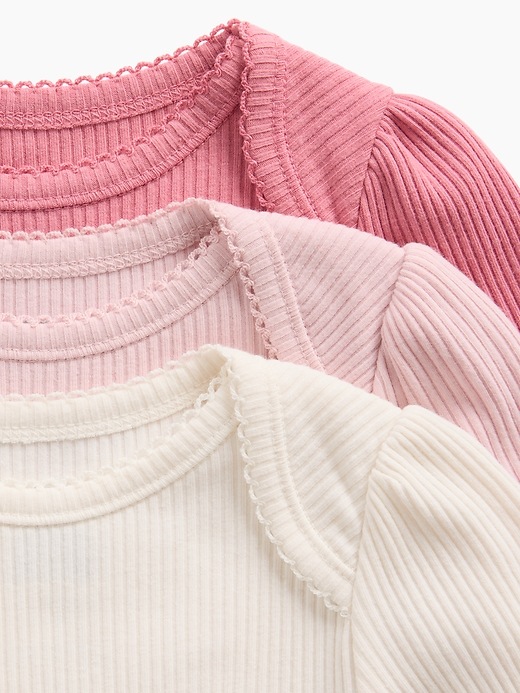 Image number 3 showing, Baby First Favorites TinyRib Bodysuit (3-Pack)