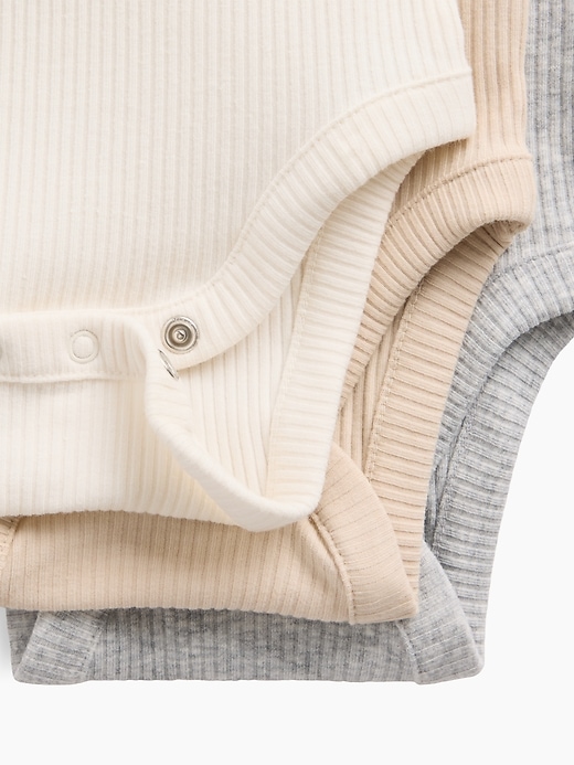 Image number 4 showing, Baby First Favorites TinyRib Bodysuit (3-Pack)