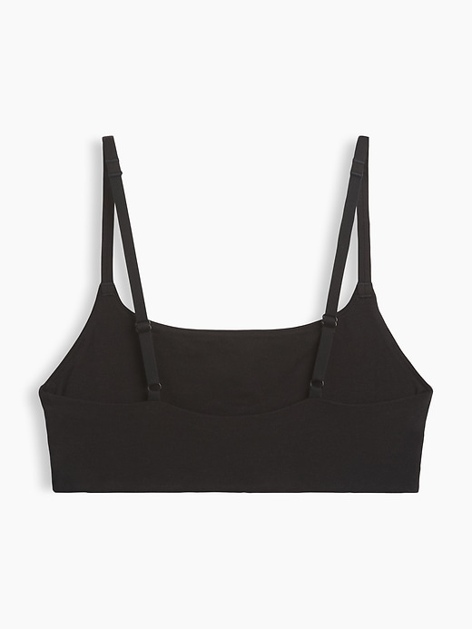 L'image numéro 7 présente Soutien-gorge léger à encolure dégagée en coton biologique extensible PureDouceur