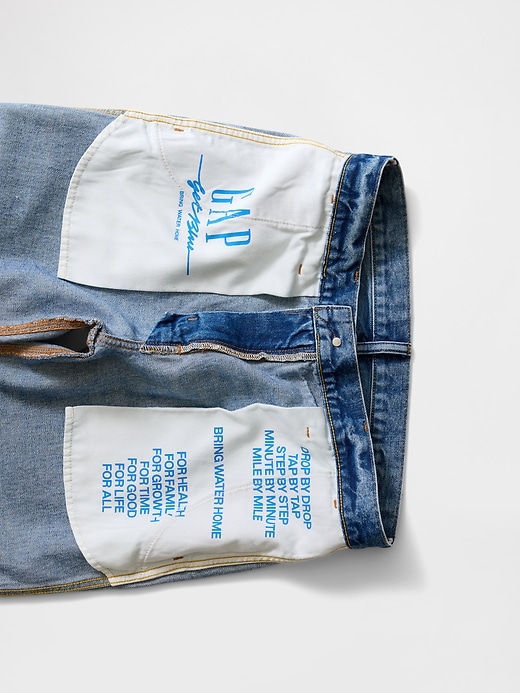 Image number 6 showing, Get Blue Relaxed Straight Trouser Jeans