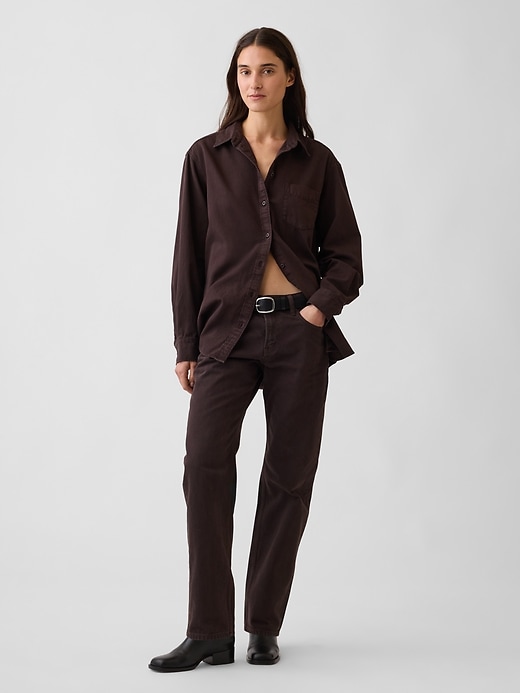 Image number 1 showing, Mid Rise Straight Taper Jeans