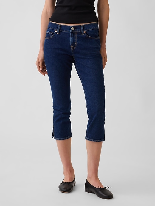 L'image numéro 2 présente Jean capri à taille basse