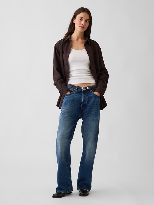 Image number 2 showing, Denim Big Shirt