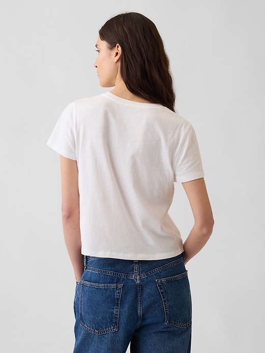 Image number 3 showing, 100% Cotton Authentic Shrunken T-Shirt
