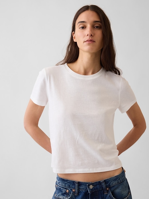 Image number 5 showing, 100% Cotton Authentic Shrunken T-Shirt
