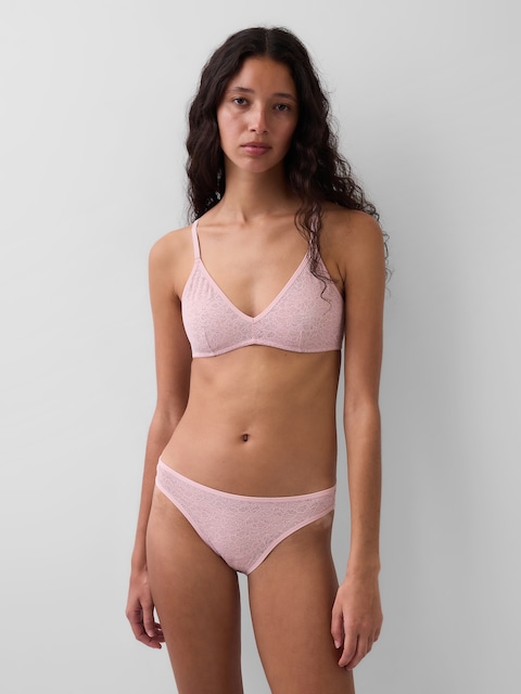 Softest Lace Plunge Bralette