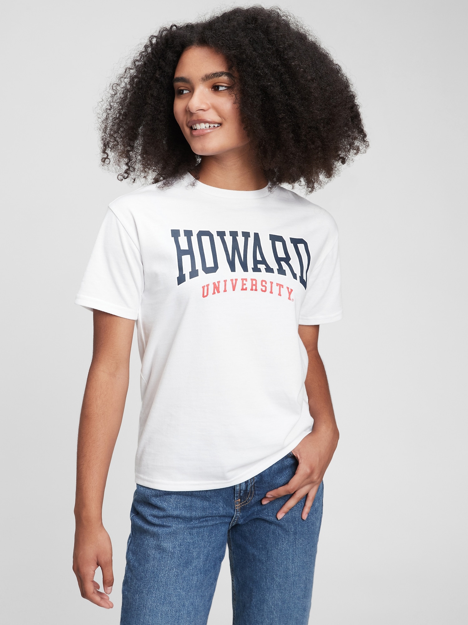 T-shirt à imprimé collégial pour Adolescent