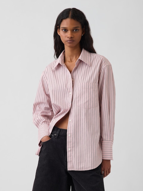 Organic Cotton Poplin Big Shirt