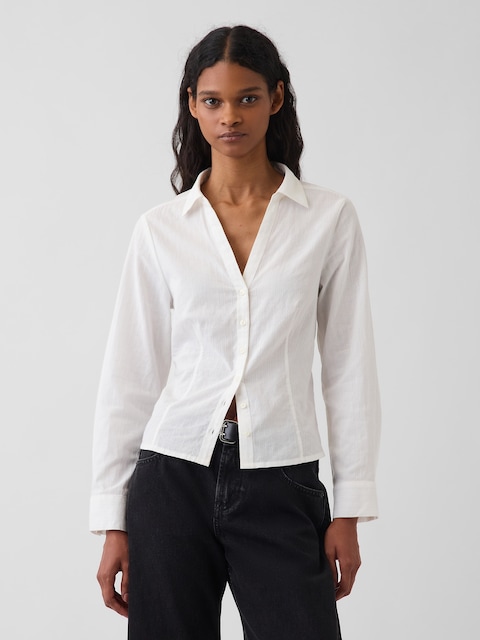 Textured Dobby Fitted Shirt