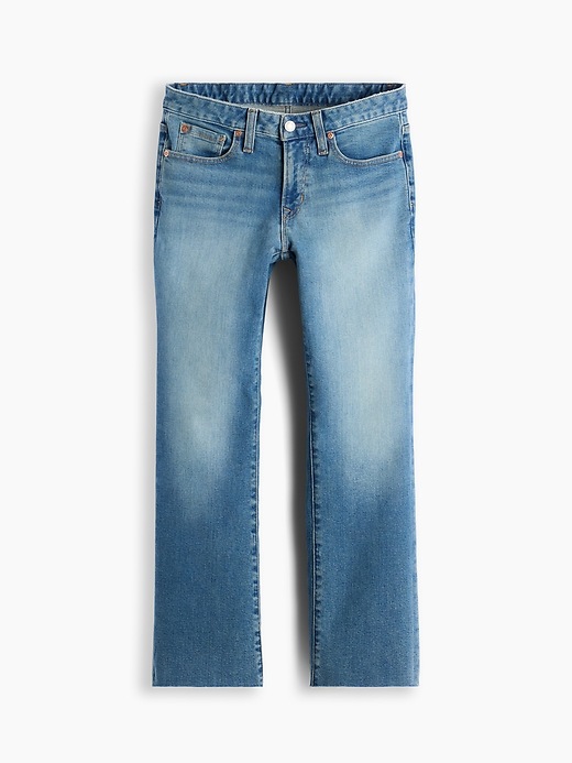 Image number 1 showing, Low Rise Long & Lean Crop Jeans