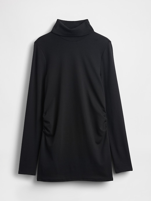 Image number 1 showing, Maternity Modern Turtleneck Shirt