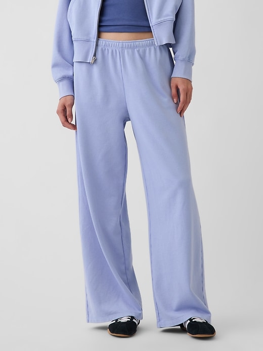 Image number 2 showing, Mid Rise VintageSoft Terry Loose Sweatpants