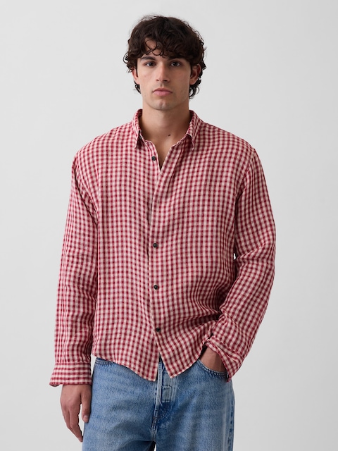 100% Linen Relaxed Shirt