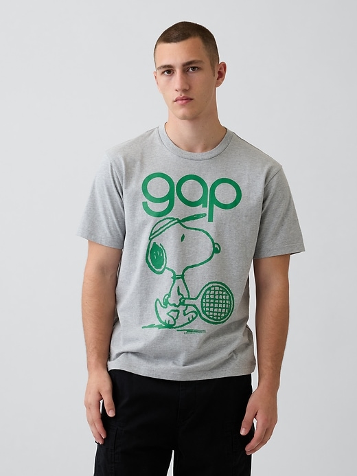 L'image numéro 1 présente T-shirt décontracté à logo et à imprimé Snoopy