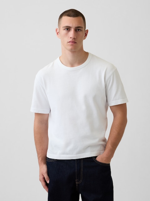 Adult Heavyweight Crop T-Shirt