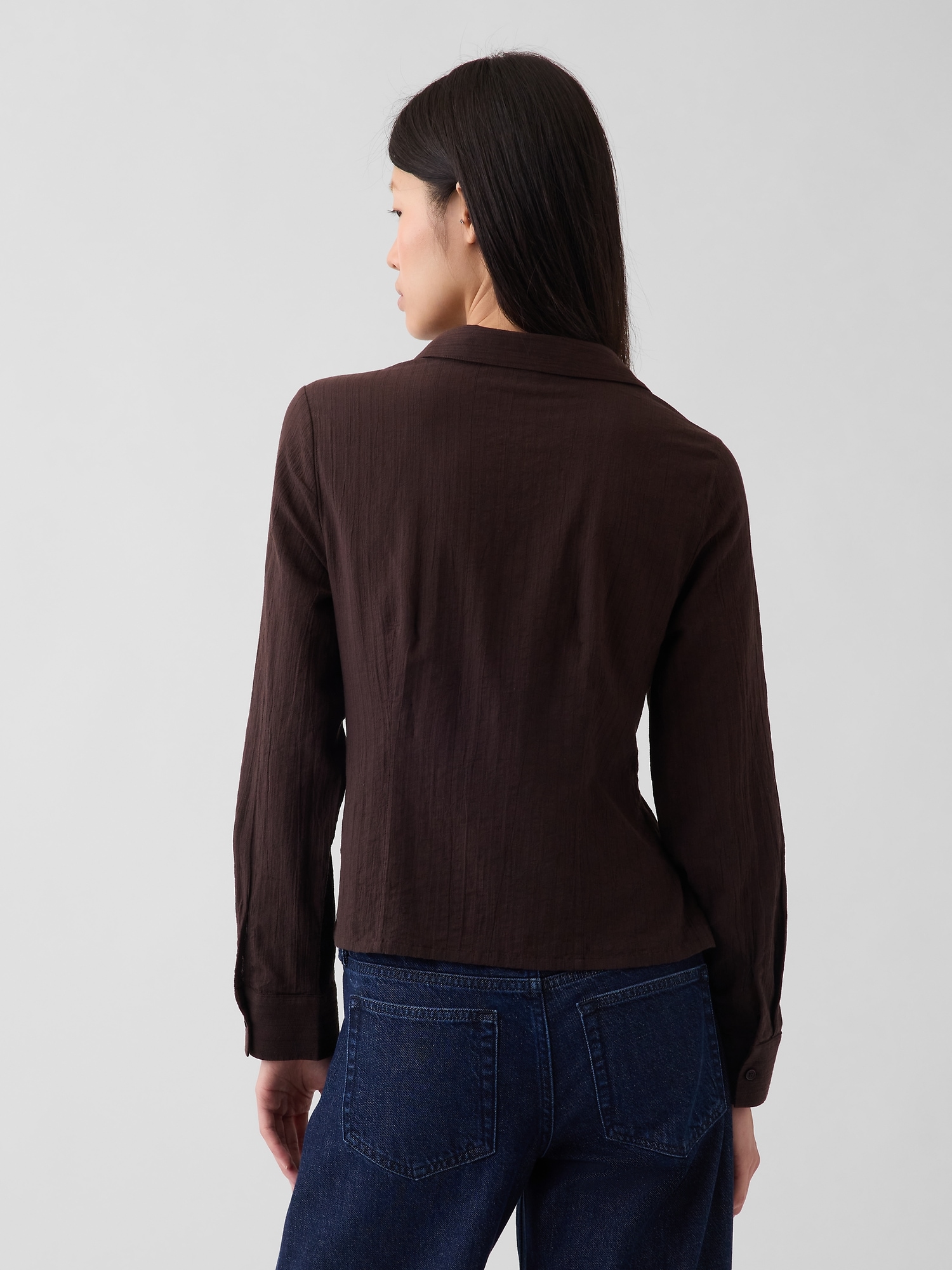 Textured Dobby Fitted Shirt