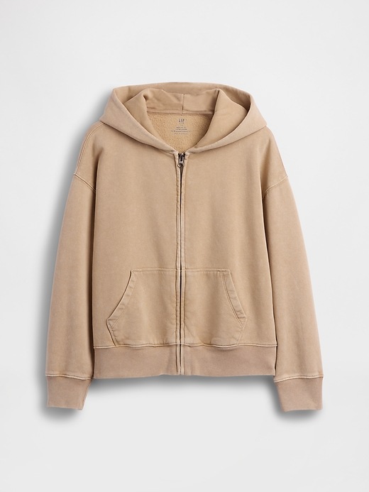 Image number 6 showing, Kids VintageSoft Relaxed Zip Hoodie