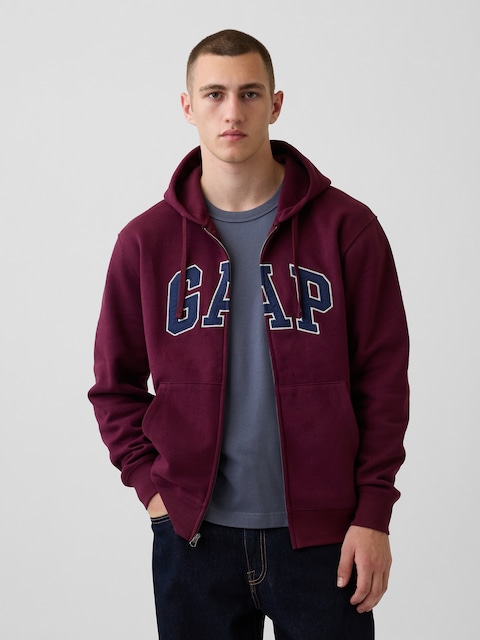 Adult VintageSoft Arch Logo Zip Hoodie